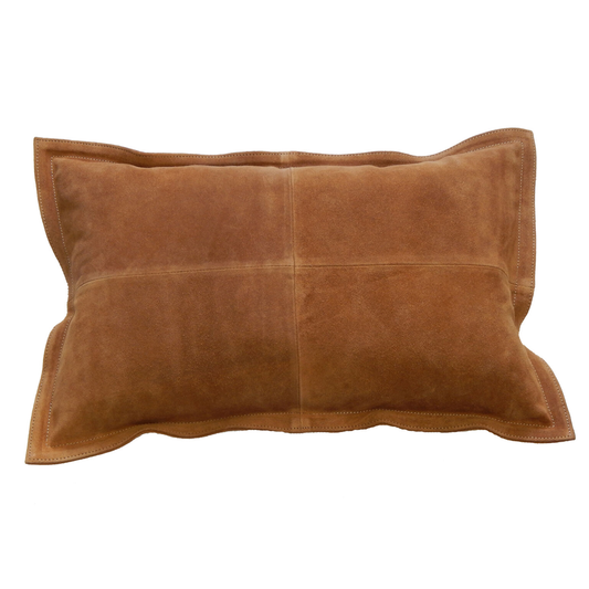 Suede Leather Cushion