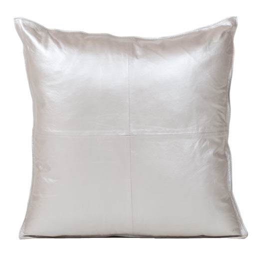 Metallic Leather Cushion