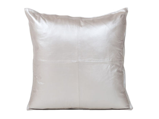 Metallic Leather Cushion