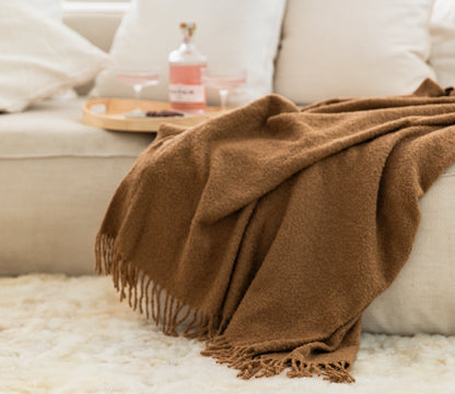 Alpaca Boucle Throw