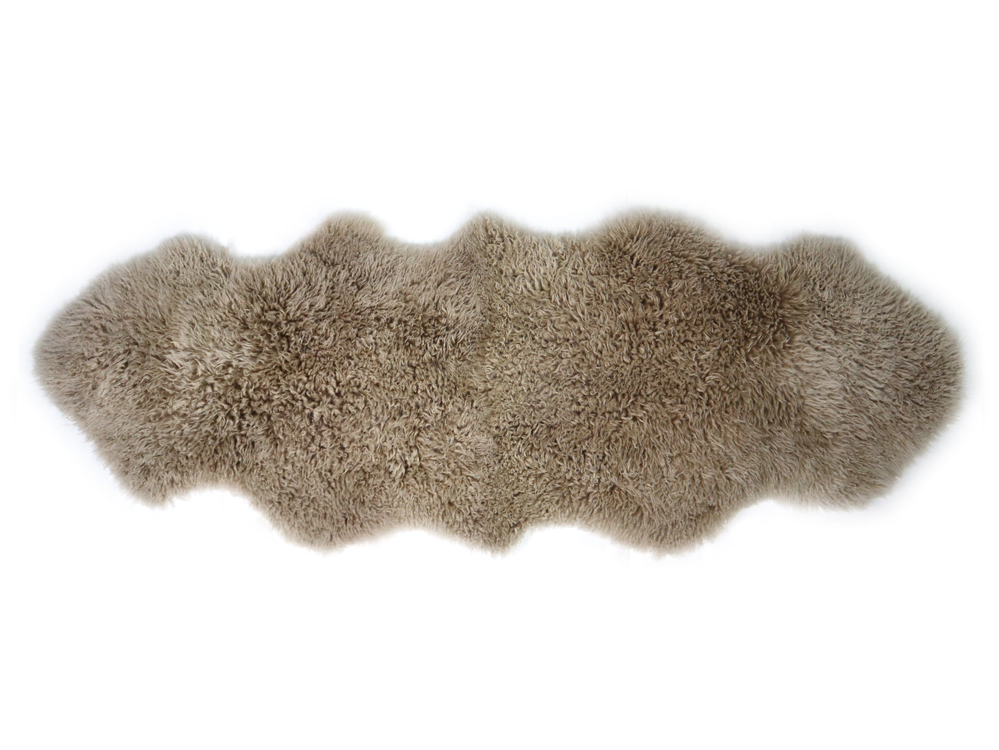 Curly Long Wool Double Rug