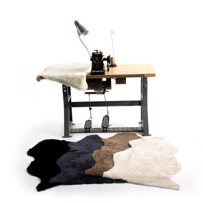 Shorn Curly Sheepskin Manufacturing Skin